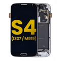 Ecrã OLED com Aro para Samsung Galaxy S4 (i9505 / L720T) (International / Sprint (GSM Model) (Recondicionado) (Black)
