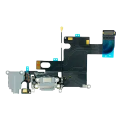 Flex de Conector de Carga para iPhone 6 (Aftermarket) (Silver)