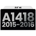 Ecrã LCD Completo para iMac 21.5" 4K A1418 (2015-2016) (LM215UH1 SDA1) (OEM Usado: Grau A)