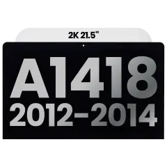 Ecrã LCD Completo para iMac 21.5" 2K A1418 (2012-2014) (LM215WF3 SDD1 / D2 / D3) (OEM Usado: Grau A)