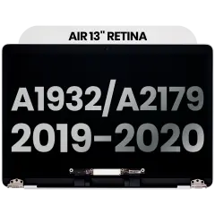 Ecrã LCD Completo para MacBook Air 13" A1932 (2019) / A2179 (2020) (OEM Usado: Grau B) (Silver)