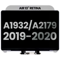 Ecrã LCD Completo para MacBook Air 13" A1932 (2019) / A2179 (2020) (OEM Usado: Grau B) (Cinzento Sideral)