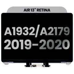 Ecrã LCD Completo para MacBook Air 13" A1932 (2019) / A2179 (2020) (OEM Usado: Grau B) (Cinzento Sideral)