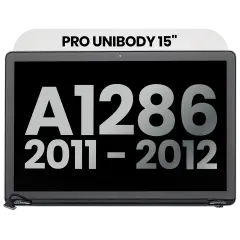 Ecrã LCD Completo para MacBook Pro 15" A1286 (2011-2012) (OEM Usado: Grau B) (Glossy)
