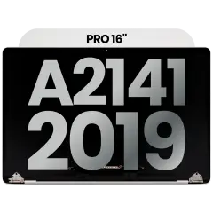 Ecrã LCD Completo para MacBook Pro 16" (A2141 / Mid 2019) (OEM Usado: Grau B) (Silver)