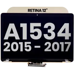 Ecrã LCD Completo para MacBook 12" A1534 (2015-2017) (OEM Usado: Grau B) (Gold)