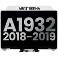 Ecrã LCD Completo para MacBook Air 13" A1932 (2018-2019) (OEM Usado: Grau B) (Silver)