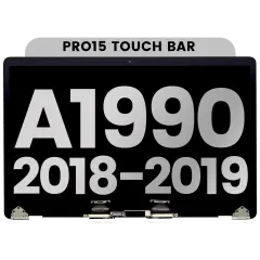 Ecrã LCD Completo para MacBook Pro 15" A1990 (2018-2019) (OEM Usado: Grau A) (Silver)