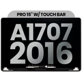 Ecrã LCD Completo para MacBook Pro 15" A1707 (2016-2017) (OEM Usado: Grau B) (Cinzento Sideral)