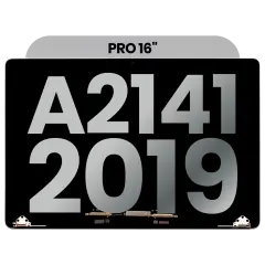 Ecrã LCD Completo para MacBook Pro 16" (A2141 / Mid 2019) (OEM Usado: Grau A) (Cinzento Sideral)