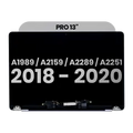 Ecrã LCD Completo para MacBook Pro 13" A1989 (2018-2019) / A2159 (2019) / A2289 / A2251 (2020) (OEM Usado: Grau A) (Cinzento Sideral)