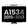 Ecrã LCD Completo para MacBook 12" A1534 (2015-2017) (OEM Usado: Grau A) (Silver)