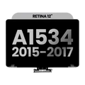 Ecrã LCD Completo para MacBook 12" A1534 (2015-2017) (OEM Usado: Grau A) (Cinzento Sideral)