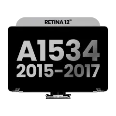 Ecrã LCD Completo para MacBook 12" A1534 (2015-2017) (OEM Usado: Grau A) (Cinzento Sideral)