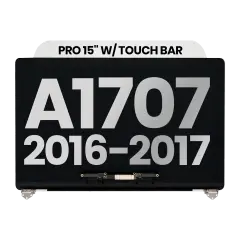 Ecrã LCD Completo para MacBook Pro 15" A1707 (2016-2017) (OEM Usado: Grau A) (Silver)