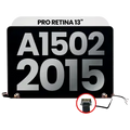 Ecrã LCD Completo para MacBook Pro 13" A1502 (2015) (OEM Usado: Grau B)