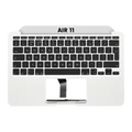 Palmrest com Teclado (ISO UK) para MacBook Air 11" A1370 (2011)