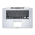 Palmrest com Teclado (ANSI US) para MacBook Pro 15" A1286 (2008)