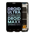 Ecrã LCD com Aro para Motorola Droid Ultra (XT1080 / 2013) / Droid Maxx (XT1080M / 2013) (OEM Original) (Black)