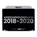 Ecrã LCD Completo para MacBook Pro 13" A1989 (2018-2019) / A2159 (2019) / A2289 / A2251 (2020) (Used OEM Pull: Grade C) (Cinzento Sideral)