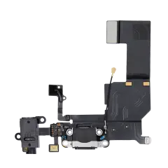 Flex de Conector de Carga para iPhone 5C (Black)
