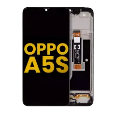 Ecrã LCD com Aro para OPPO A5s (Recondicionado) (Todas as Cores)
