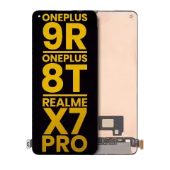 Ecrã OLED sem Aro para OnePlus 9R / OnePlus 8T / Realme X7 Pro (Recondicionado) (Todas as Cores)