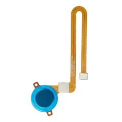 Leitor de Impressão Digital With Flex Cable para Motorola Moto E6 Play (XT2029 / 2019) (Turquoise Blue)