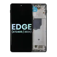 Ecrã OLED com Aro para Motorola Edge (XT2405 / 2024) (OEM Original) (Black)
