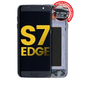 Ecrã OLED com Aro para Samsung Galaxy S7 Edge G935A (North American Version) (Recondicionado) (Black Onyx)