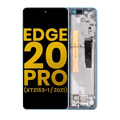 Ecrã LCD com Aro para Motorola Edge 20 Pro (XT2153-1 / 2021) (Recondicionado) (Iridescent Cloud)