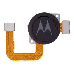Leitor de Impressão Digital With Flex Cable para Motorola Moto G Power / G8 Power (XT2041 / 2020) (OEM Original) (Smoke Black)