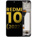 Ecrã LCD com Aro para Xiaomi Redmi 10 (2022) / Redmi 10 Prime (2022) (Compatível Plus) (Todas as Cores)