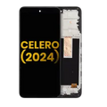 Ecrã LCD com Aro para Boost Mobile Celero 5G (2024) (Recondicionado) (Todas as Cores)