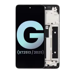 Ecrã LCD com Aro para Motorola Moto G 5G (XT2513 / 2025) (OEM Original) (Todas as Cores)