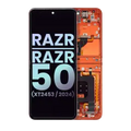 Main Ecrã OLED para Motorola Razr / Razr 50 (XT2453 / 2024) (OEM Original) (Spritz Orange)