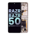 Main Ecrã OLED para Motorola Razr / Razr 50 (XT2453 / 2024) (OEM Original) (Beach Sand)