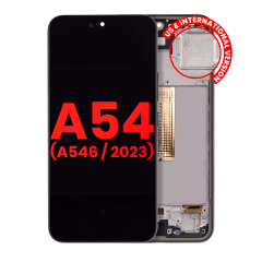 Ecrã OLED com Aro para Samsung Galaxy A54 5G (A546 / 2023) (US & International Version) (Compatível Plus) (Graphite)