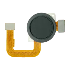 Leitor de Impressão Digital With Flex Cable para Motorola Moto G Power (XT2041-4 / XT2041-6 / XT2041-7 / XT2041DL / 2020) (Smoke Black)
