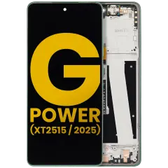 Ecrã LCD com Aro para Motorola Moto G Power 5G (XT2515 / 2025) (Recondicionado) (Leaf Green)