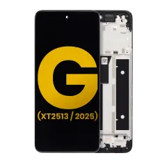 Ecrã LCD com Aro para Motorola Moto G 5G (XT2513 / 2025) (Recondicionado) (Todas as Cores)