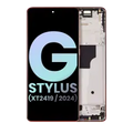 Ecrã OLED com Aro para Motorola Moto G Stylus 5G (XT2419 / 2024) (OEM Original) (Scarlet Wave)