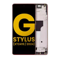 Ecrã OLED com Aro para Motorola Moto G Stylus 5G (XT2419 / 2024) (Recondicionado) (Scarlet Wave)