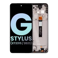Ecrã LCD com Aro para Motorola Moto G Stylus 5G (XT2315 / 2023) (OEM Original) (Rose Champagne)