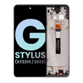 Ecrã LCD com Aro para Motorola Moto G Stylus 5G (XT2315 / 2023) (OEM Original) (Cosmic Black)