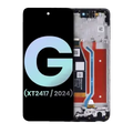 Ecrã LCD com Aro para Motorola Moto G 5G (XT2417 / 2024) (OEM Original) (Sage Green)