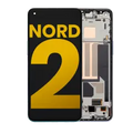 Ecrã OLED com Aro para OnePlus Nord 2 5G (Recondicionado) (Gray Sierra)
