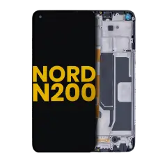 Ecrã LCD com Aro para OnePlus Nord N200 5G (Recondicionado) (Todas as Cores)