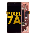 Ecrã OLED com Aro (With Sensor de Impressão Digital ) para Google Pixel 7a 5G (Recondicionado) (Coral)