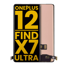 Ecrã OLED sem Aro para OnePlus 12 5G / Oppo Find X7 Ultra (Recondicionado) (Todas as Cores)